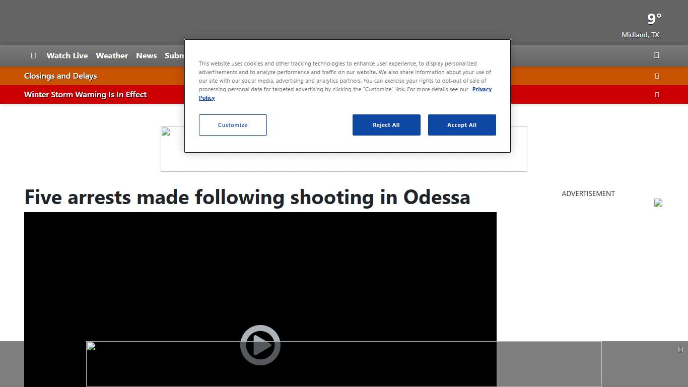 Five arrests made following shooting in Odessa